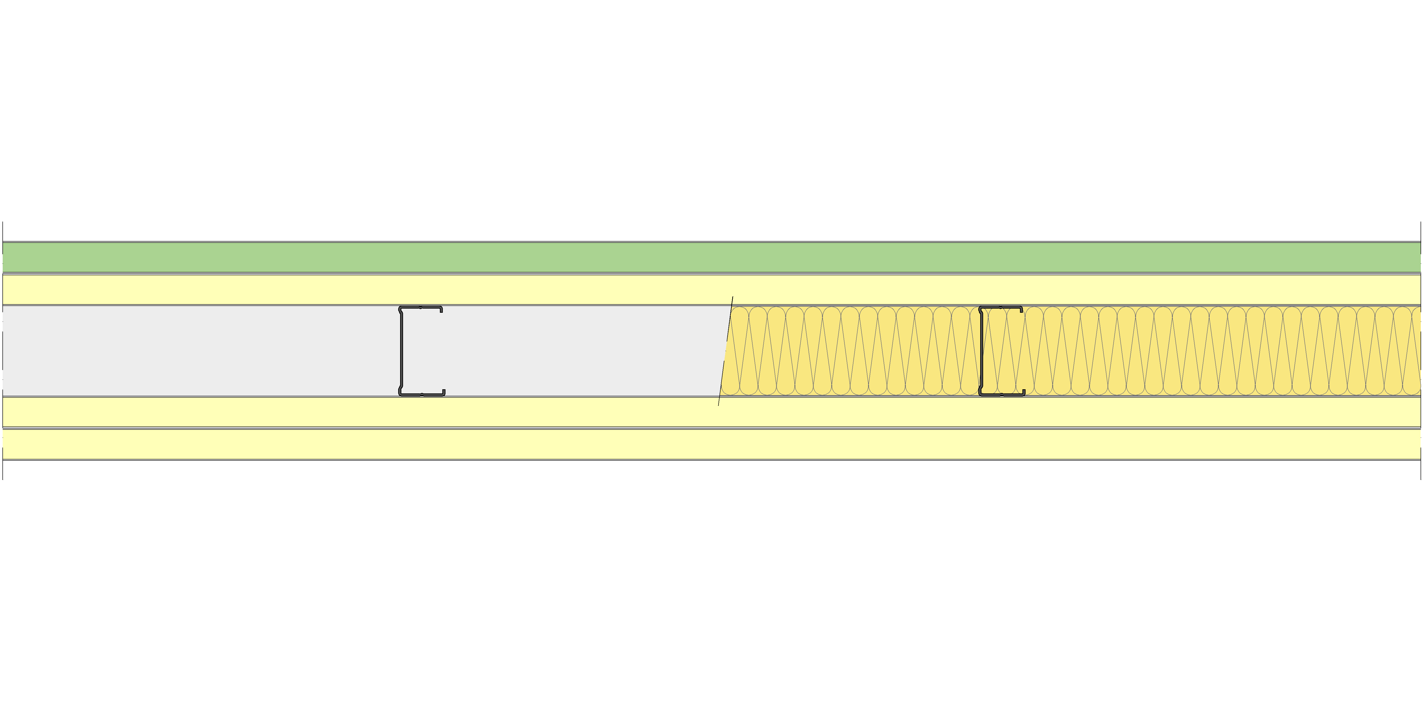 Tabique Pladur® 170/450 (70-35) 1MAGNA H1-3MAGNA MW