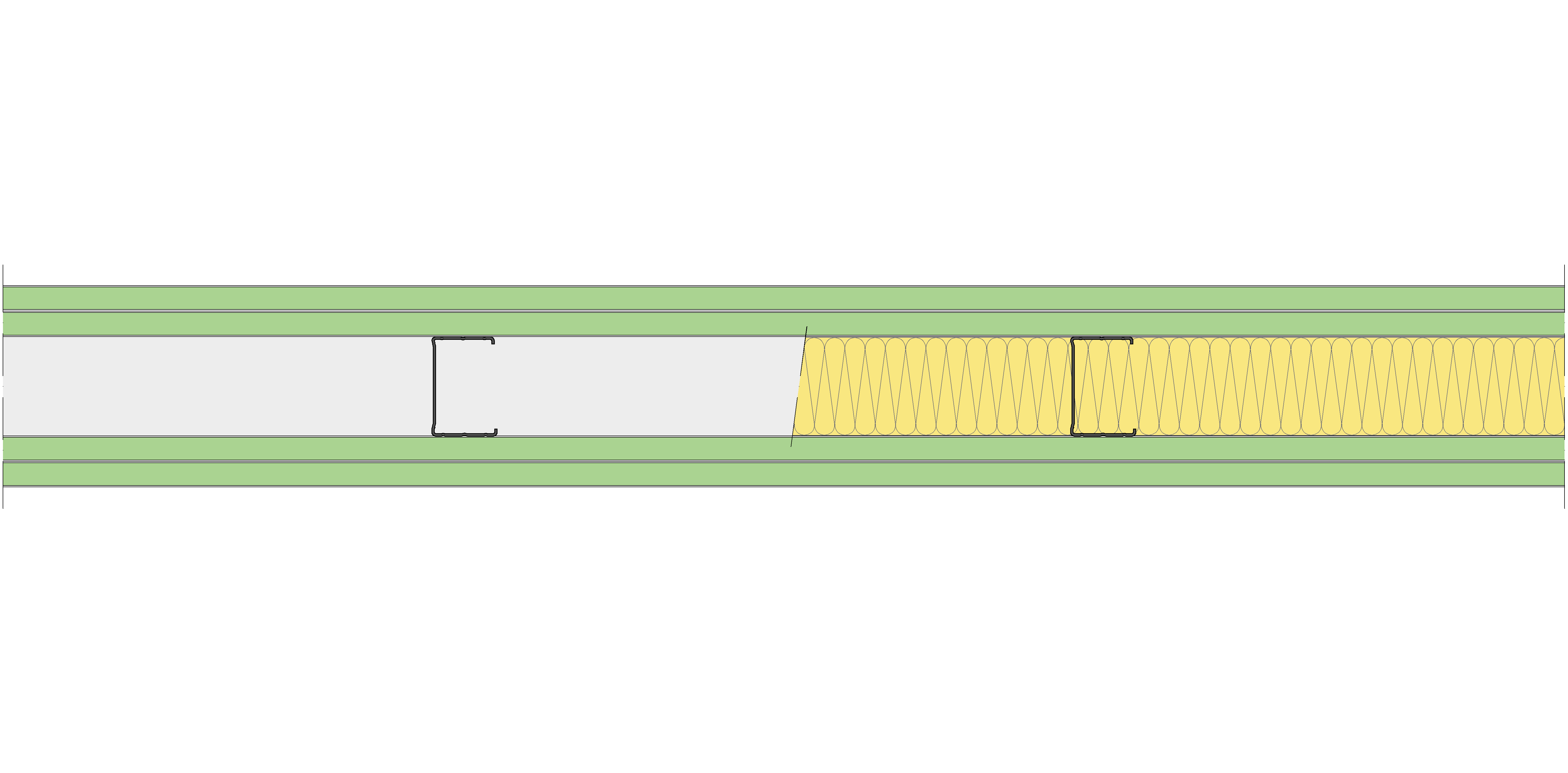 Tabique Pladur® 142/450 (70-45) 4MAGNA H1 MW