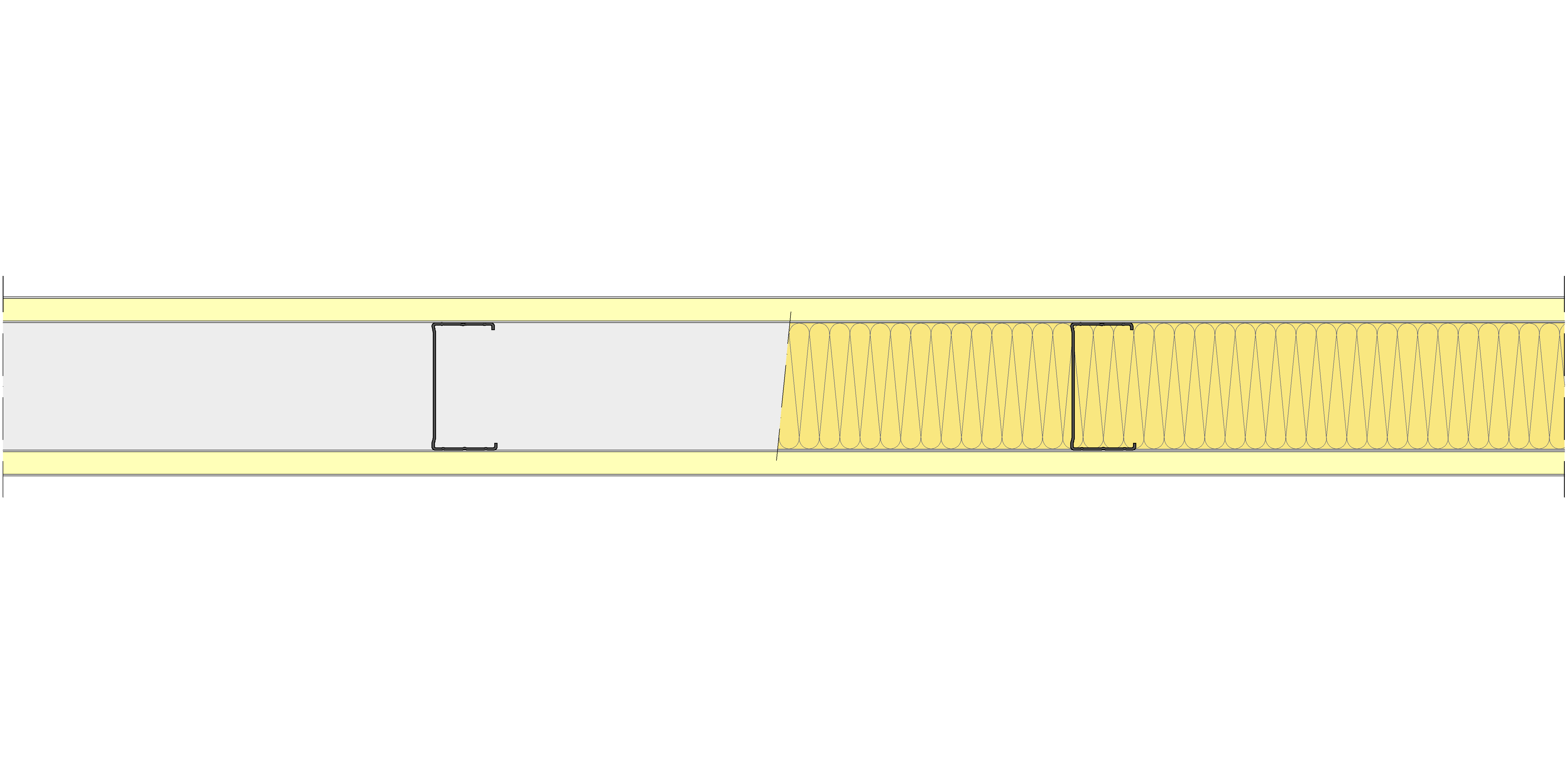 Tabique Pladur® 126/450 (90-45) 2MAGNA MW