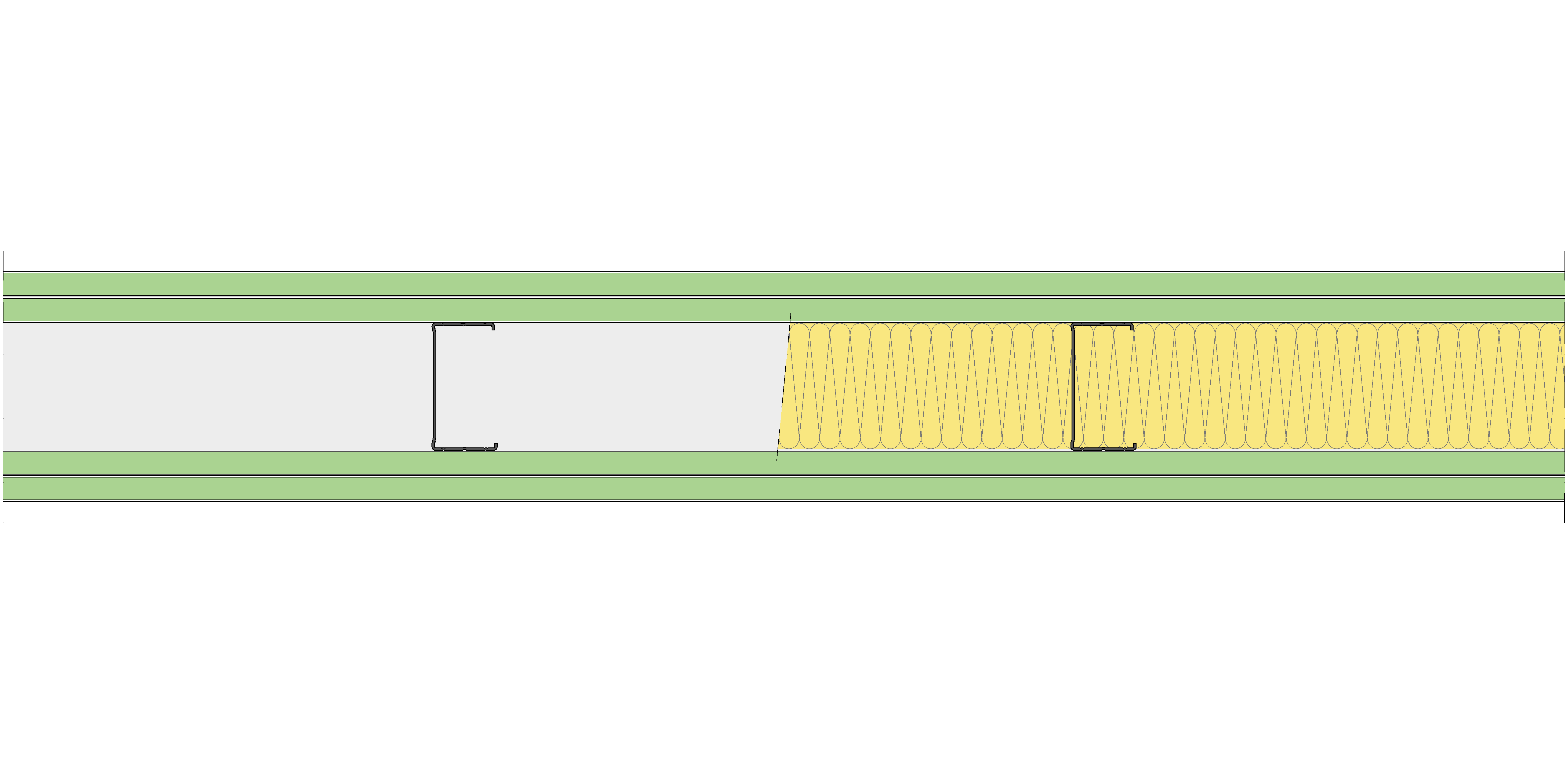 Tabique Pladur® 162/450 (90-45) 4MAGNA H1 MW