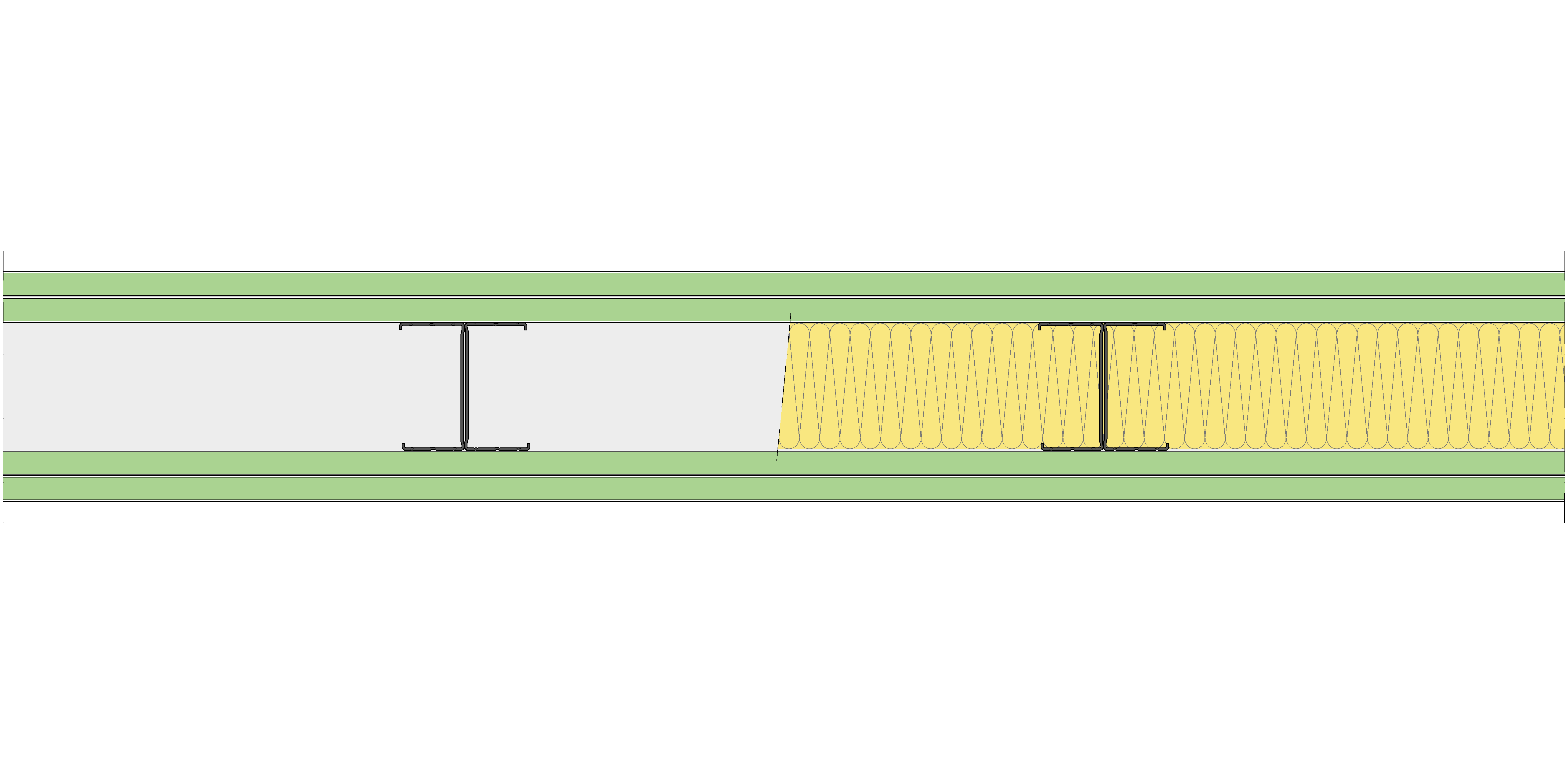Tabique Pladur® 162/450 (90-45H) 4MAGNA H1 MW