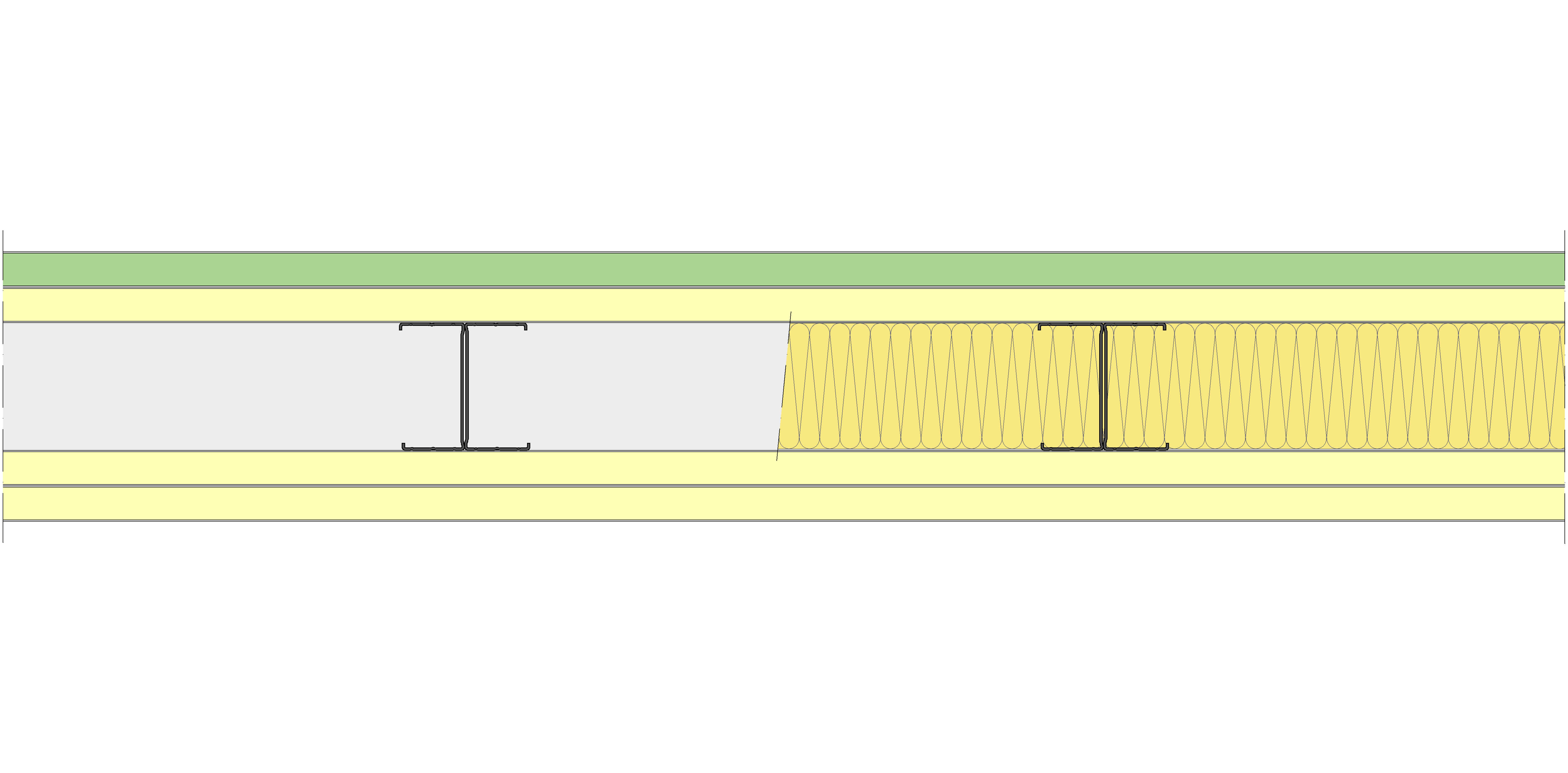 Tabique Pladur® 190/450 (90-45H) 1MAGNA H1-3MAGNA MW