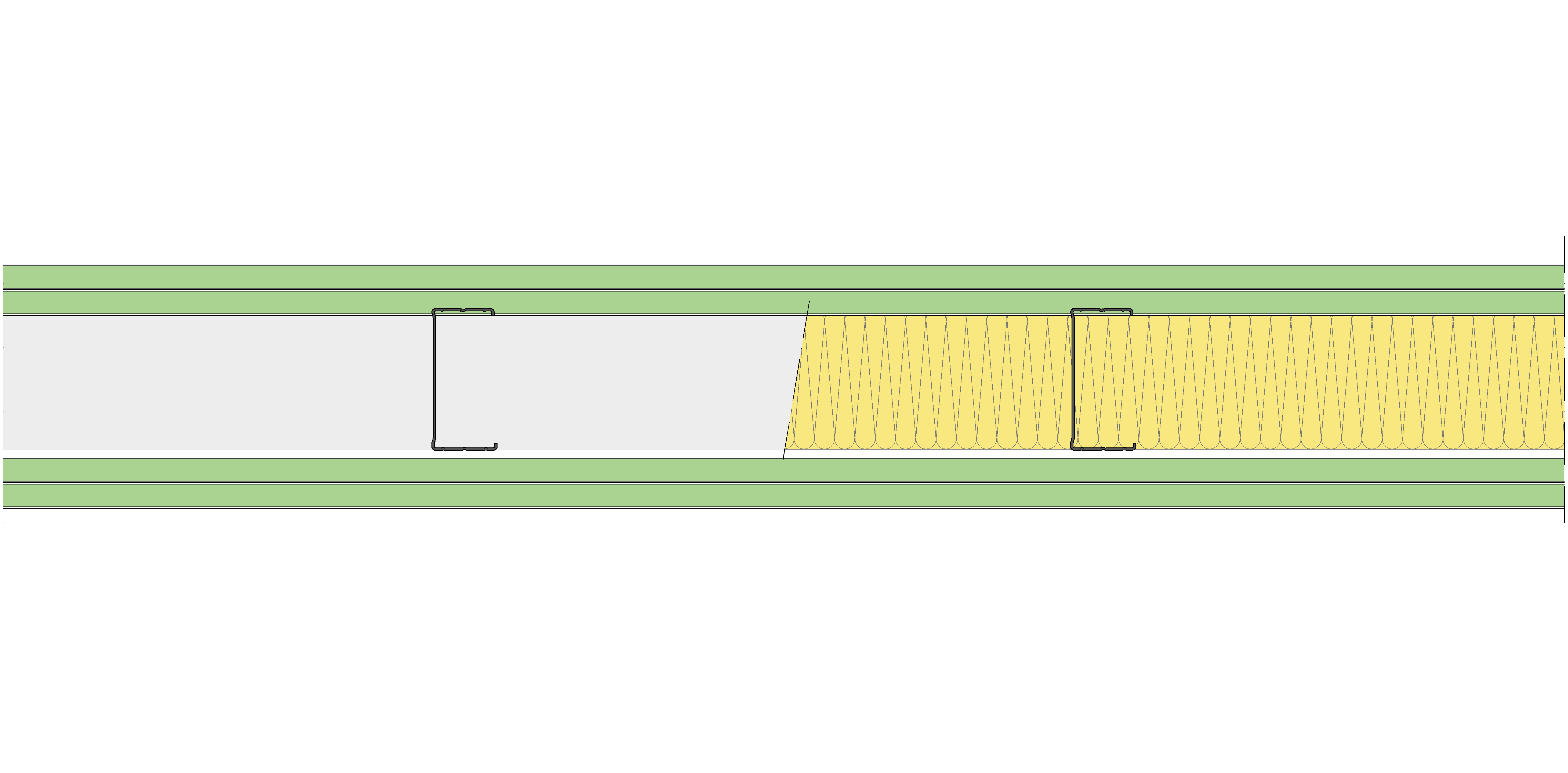Tabique Pladur® 172/450 (100-45) 4MAGNA H1 MW