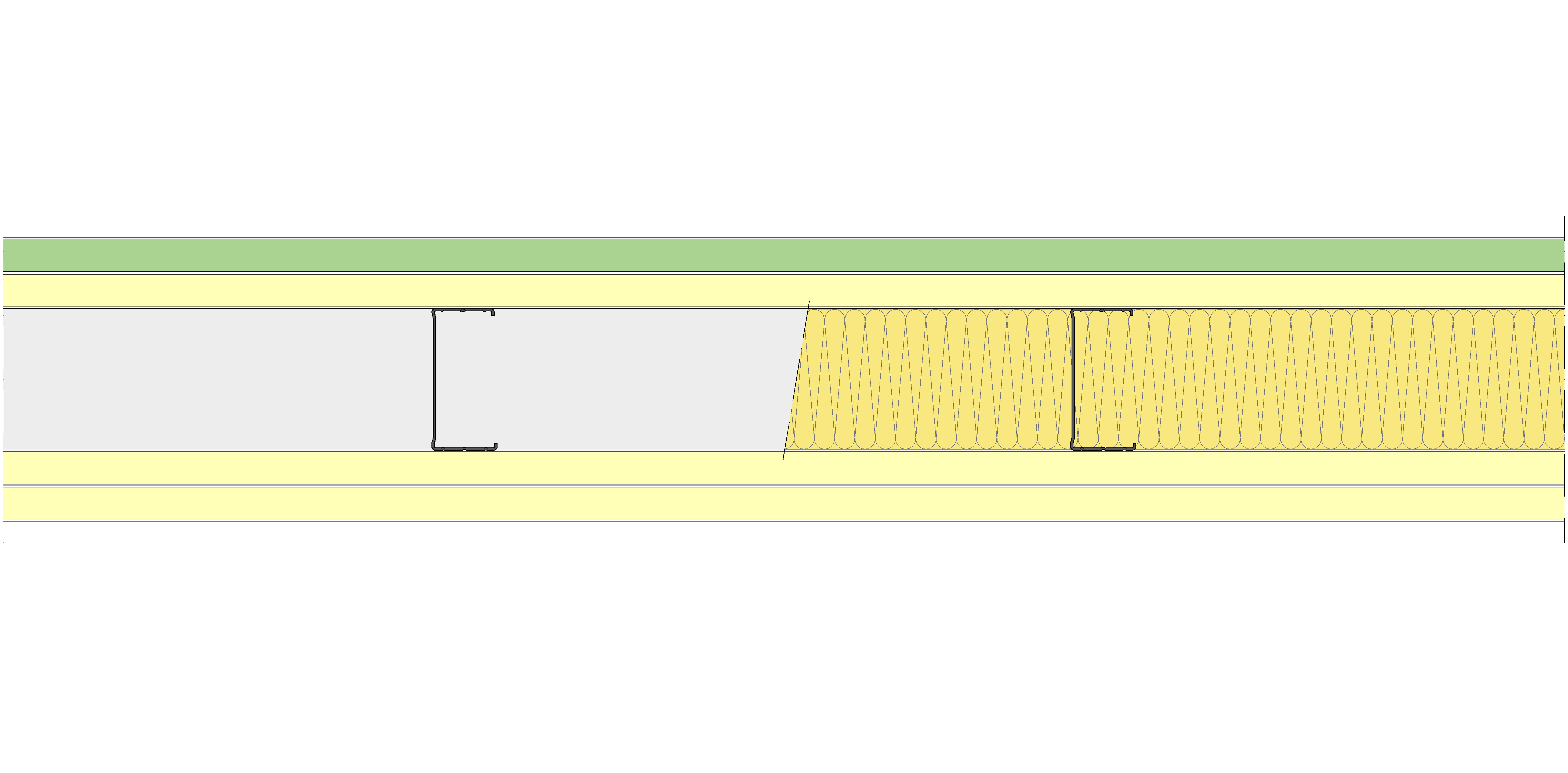 Tabique Pladur® 200/450 (100-45) 1MAGNA H1-3MAGNA MW