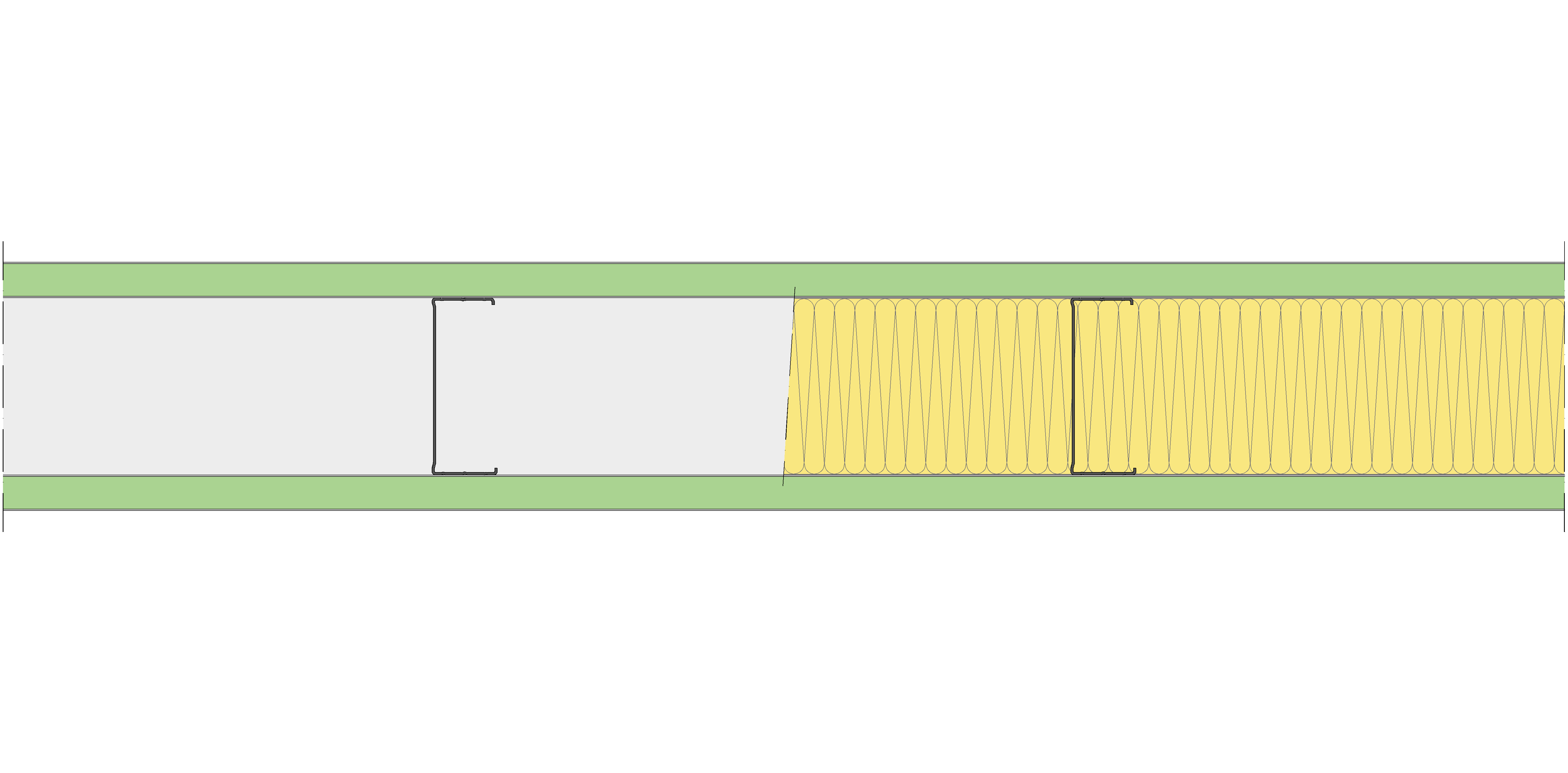 Tabique Pladur® 175/450 (125-45) 2MAGNA H1 MW