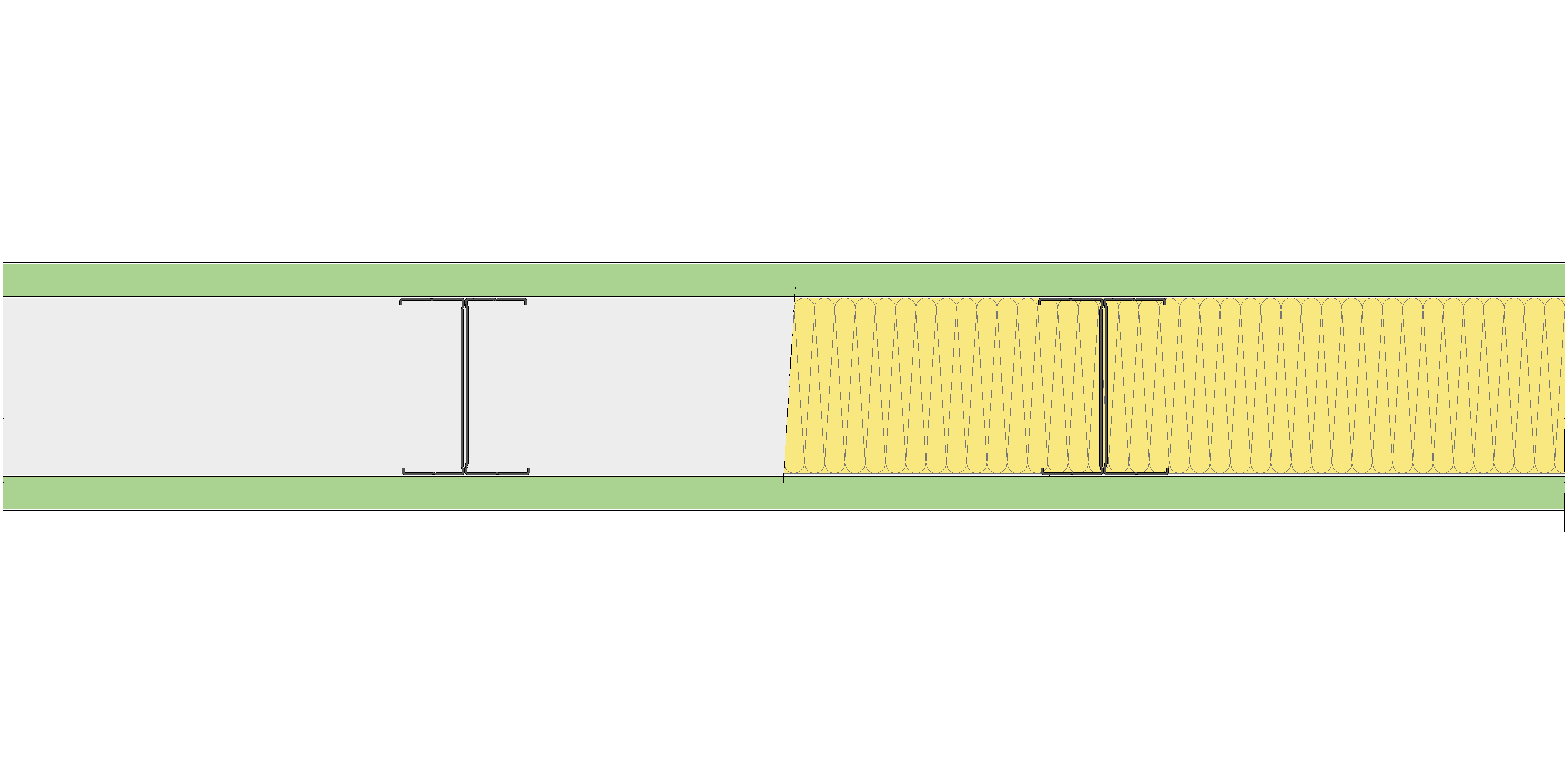 Tabique Pladur® 175/450 (125-45H) 2MAGNA H1 MW
