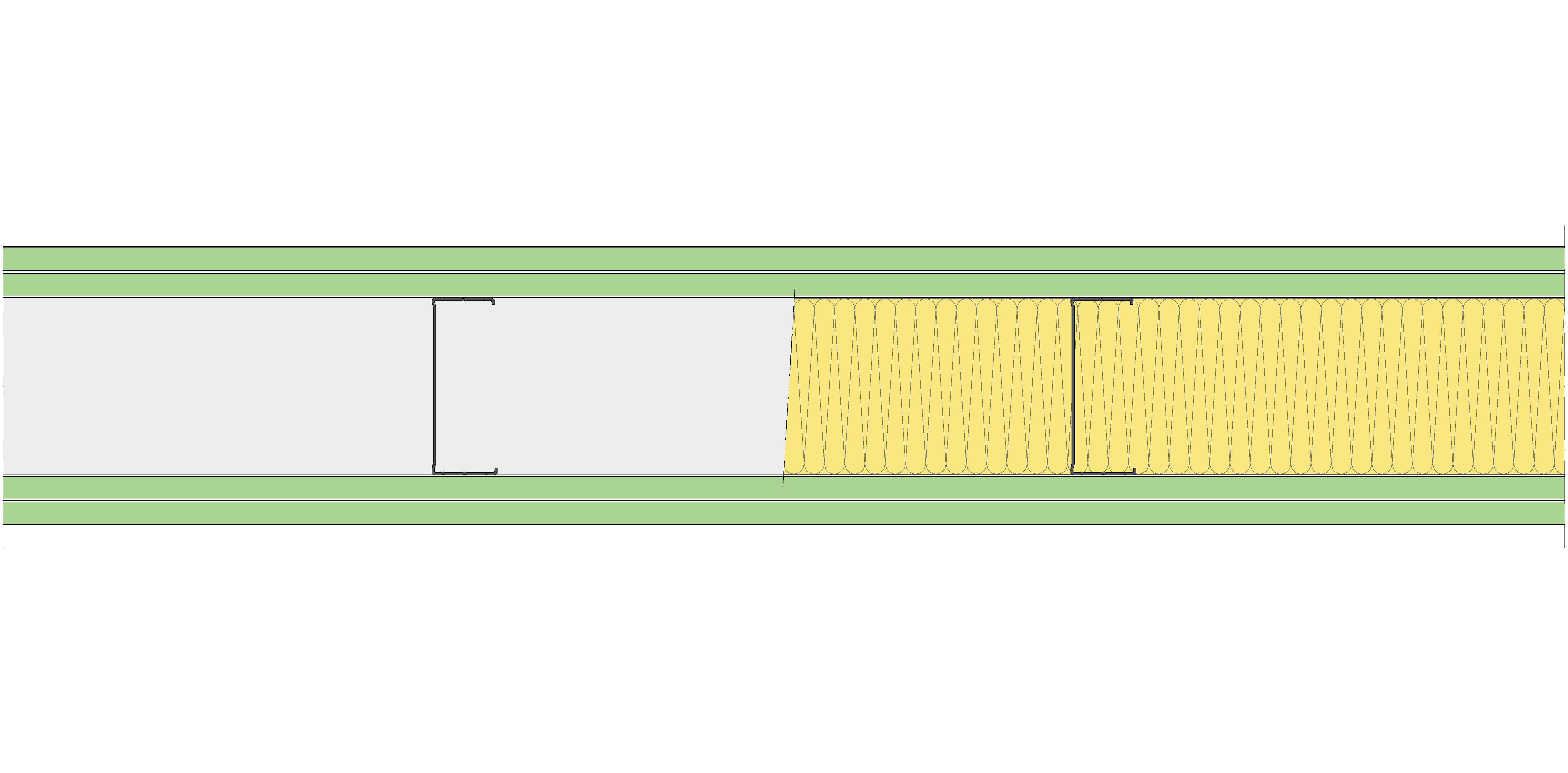Tabique Pladur® 197/450 (125-45) 4MAGNA H1 MW
