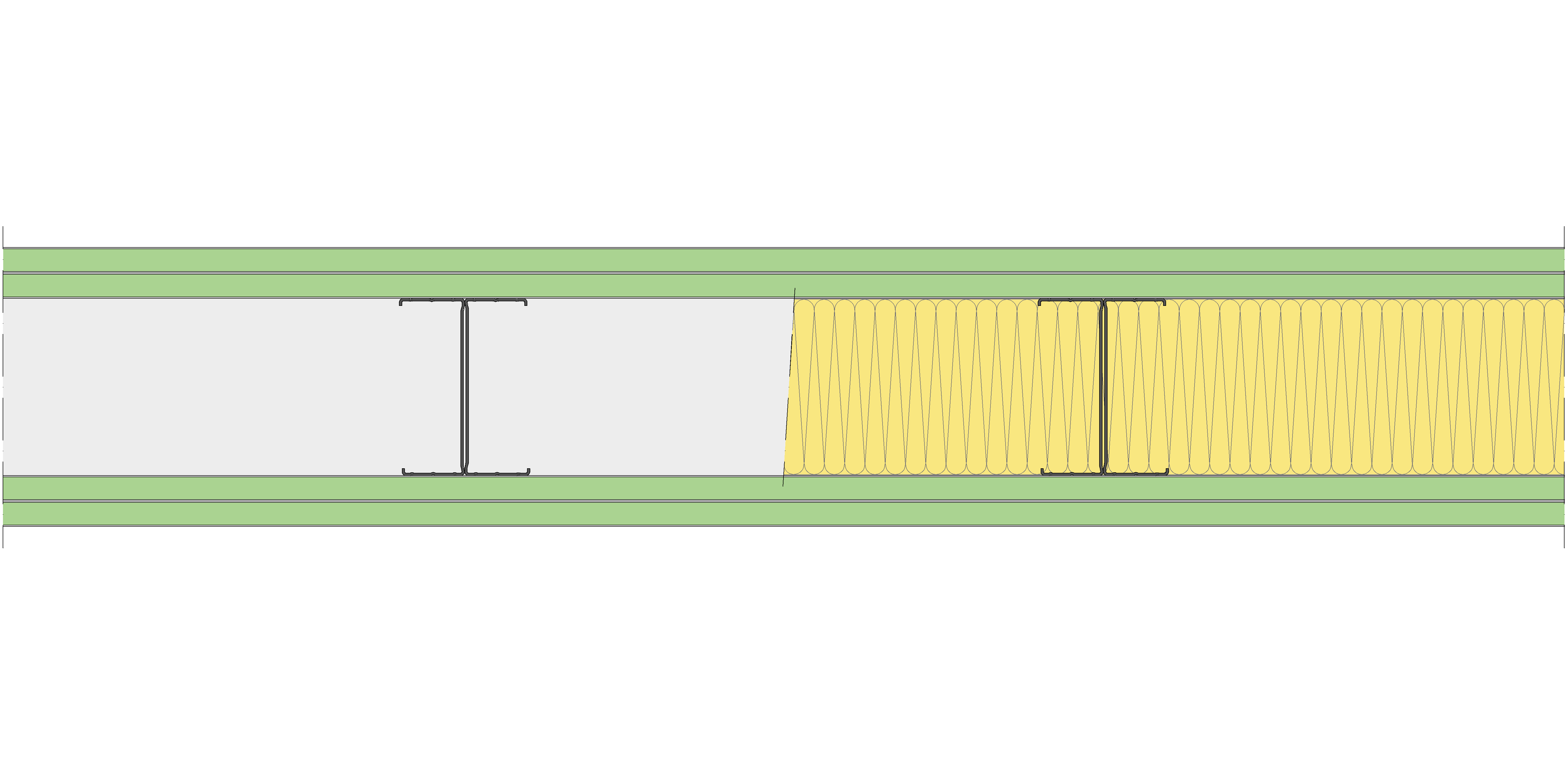 Tabique Pladur® 197/450 (125-45H) 4MAGNA H1 MW