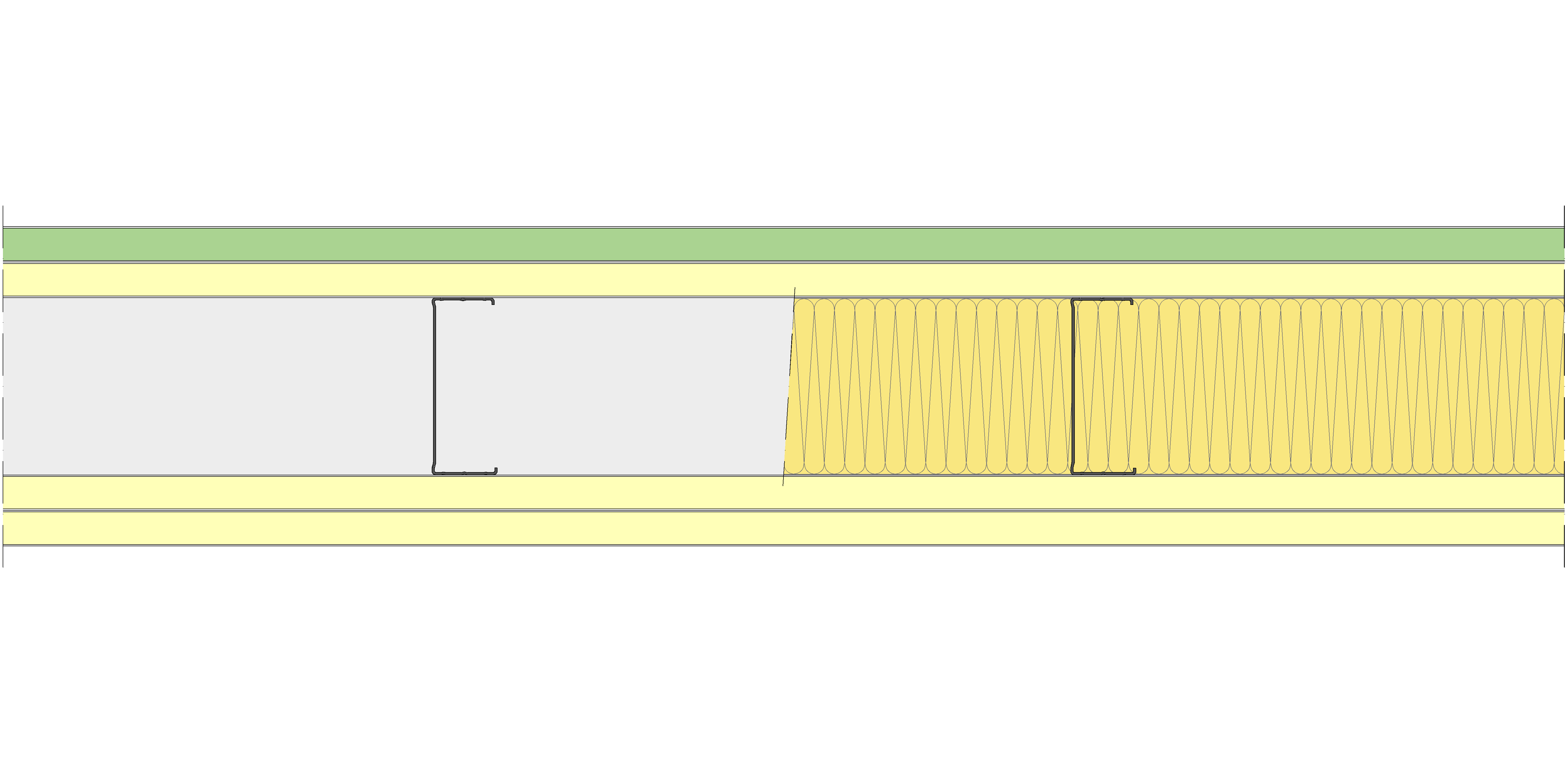 Tabique Pladur® 225/450 (125-45) 1MAGNA H1-3MAGNA MW