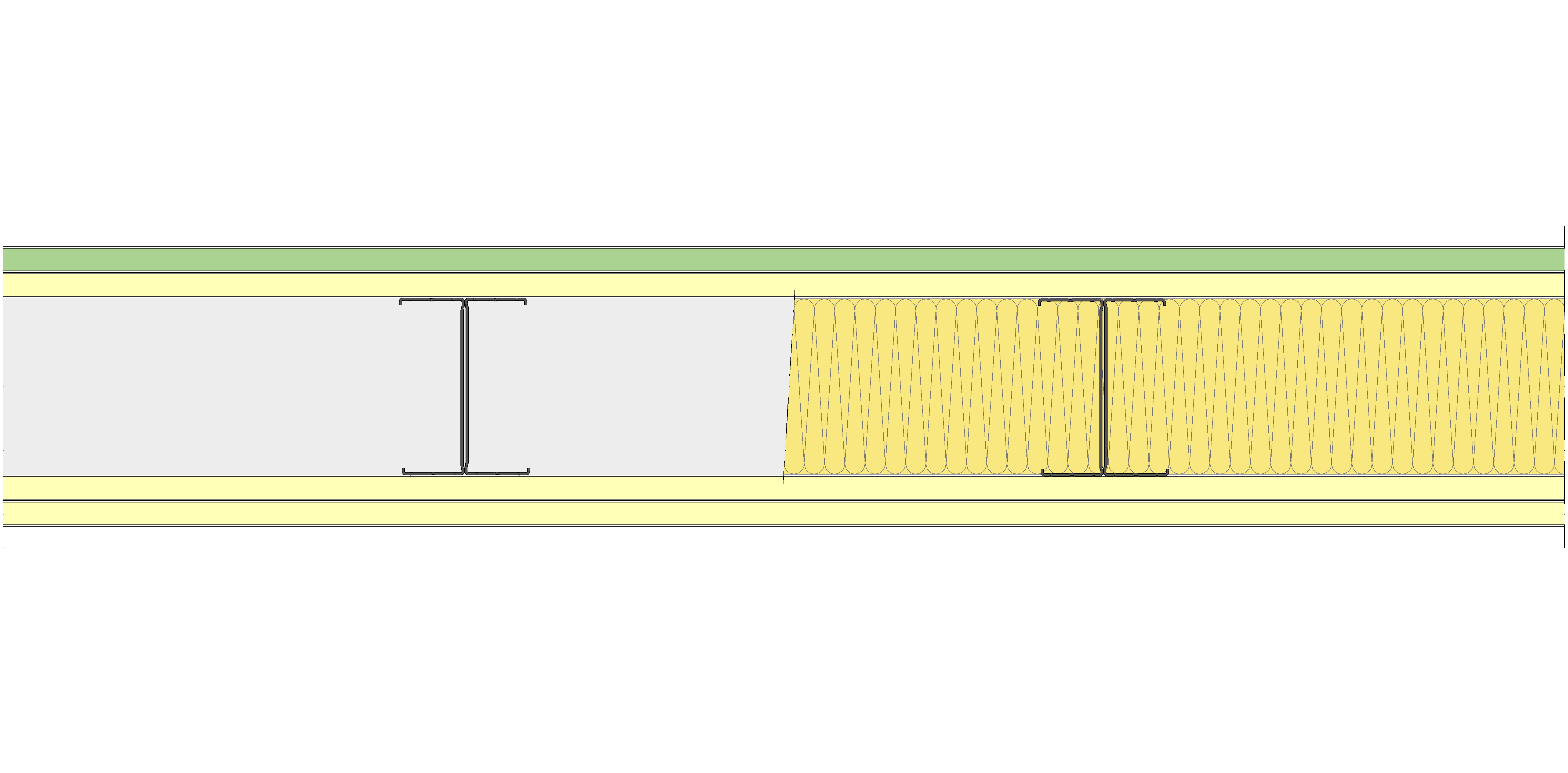 Tabique Pladur® 225/450 (125-45H) 1MAGNA H1-3MAGNA MW