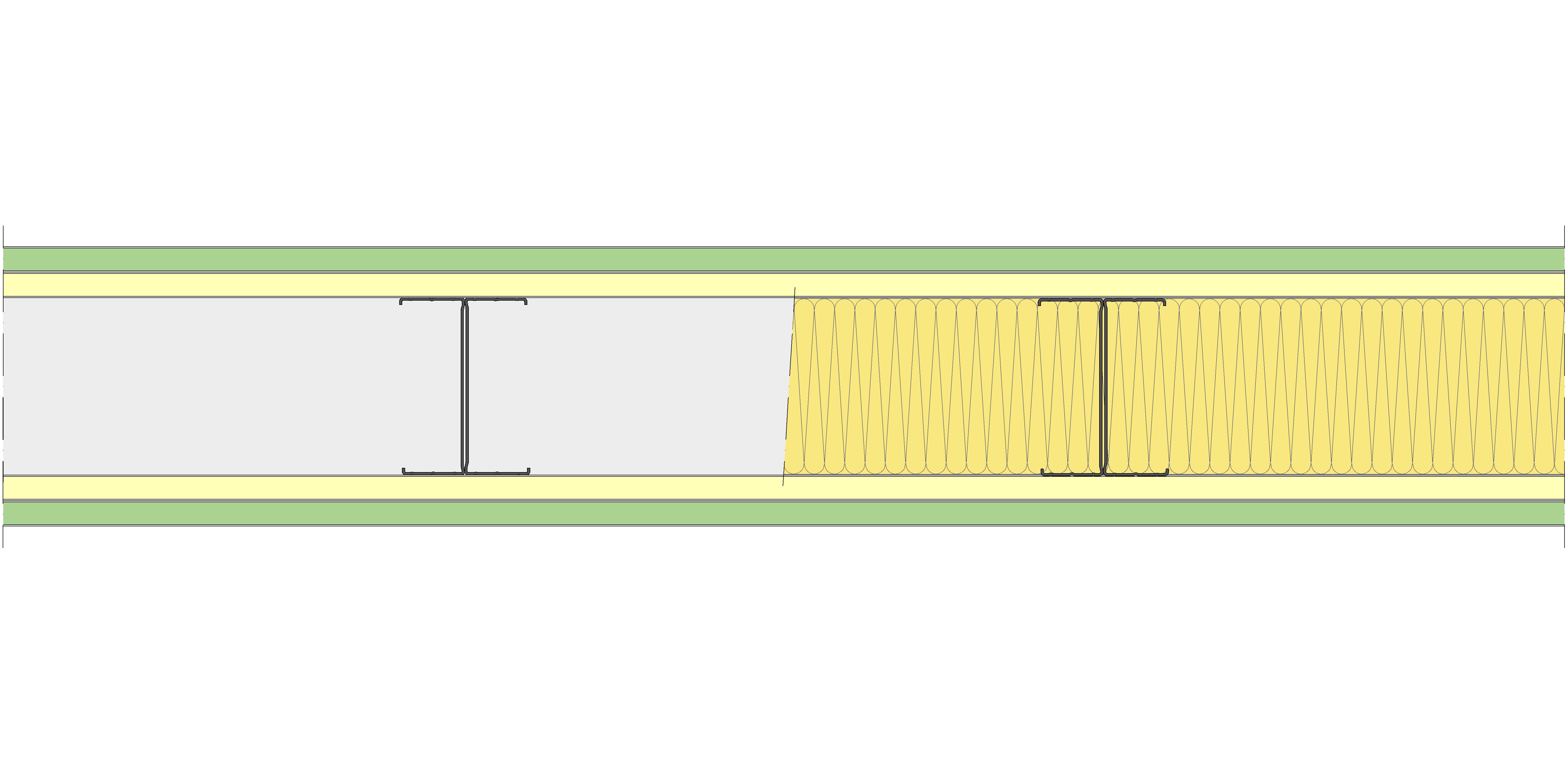 Tabique Pladur® 225/450 (125-45H) 1MAGNA H1-2MAGNA-1MAGNA H1 MW
