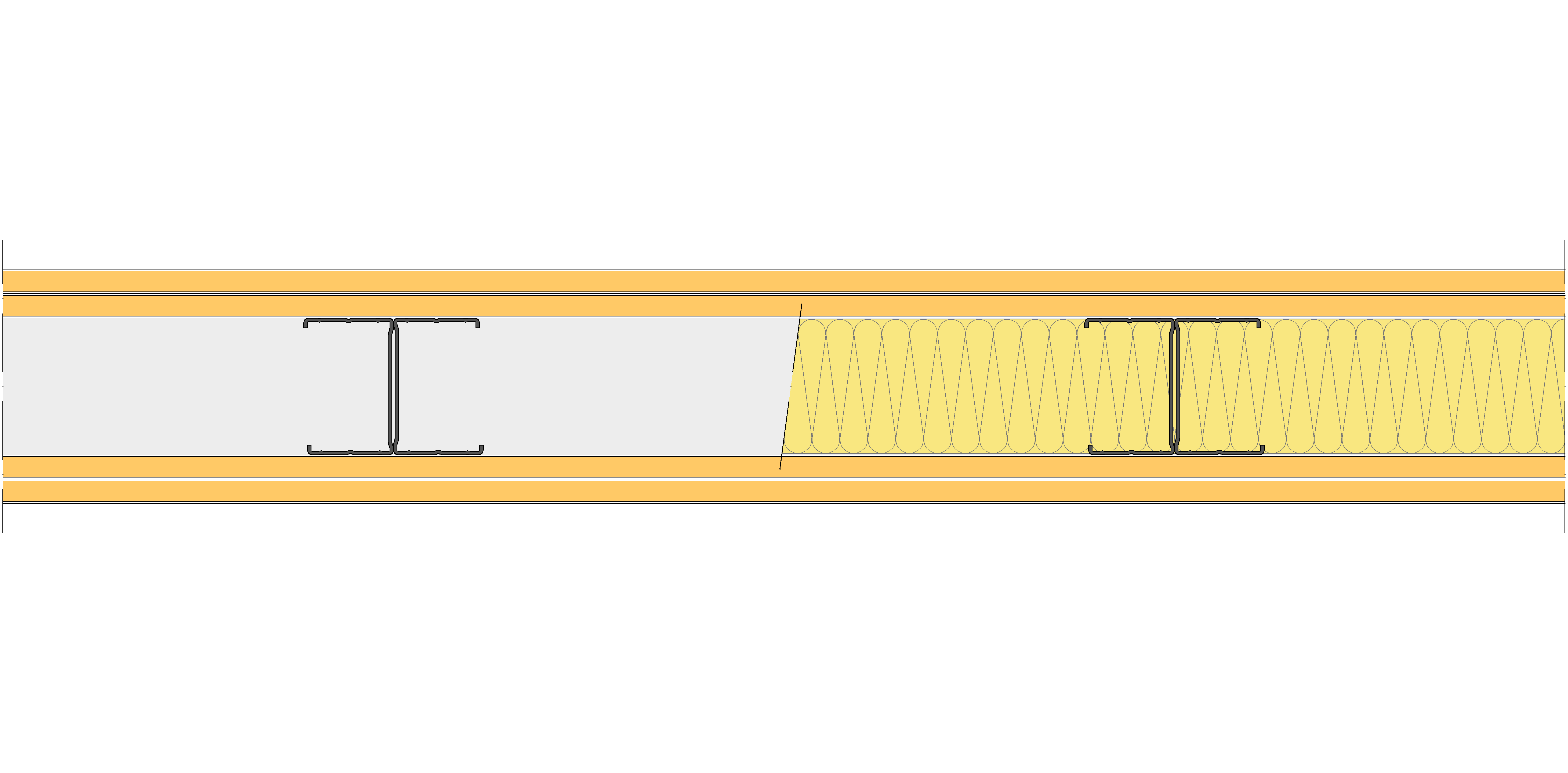 Tabique Pladur® 120/400 (70-45H Z5) 4WAB MW