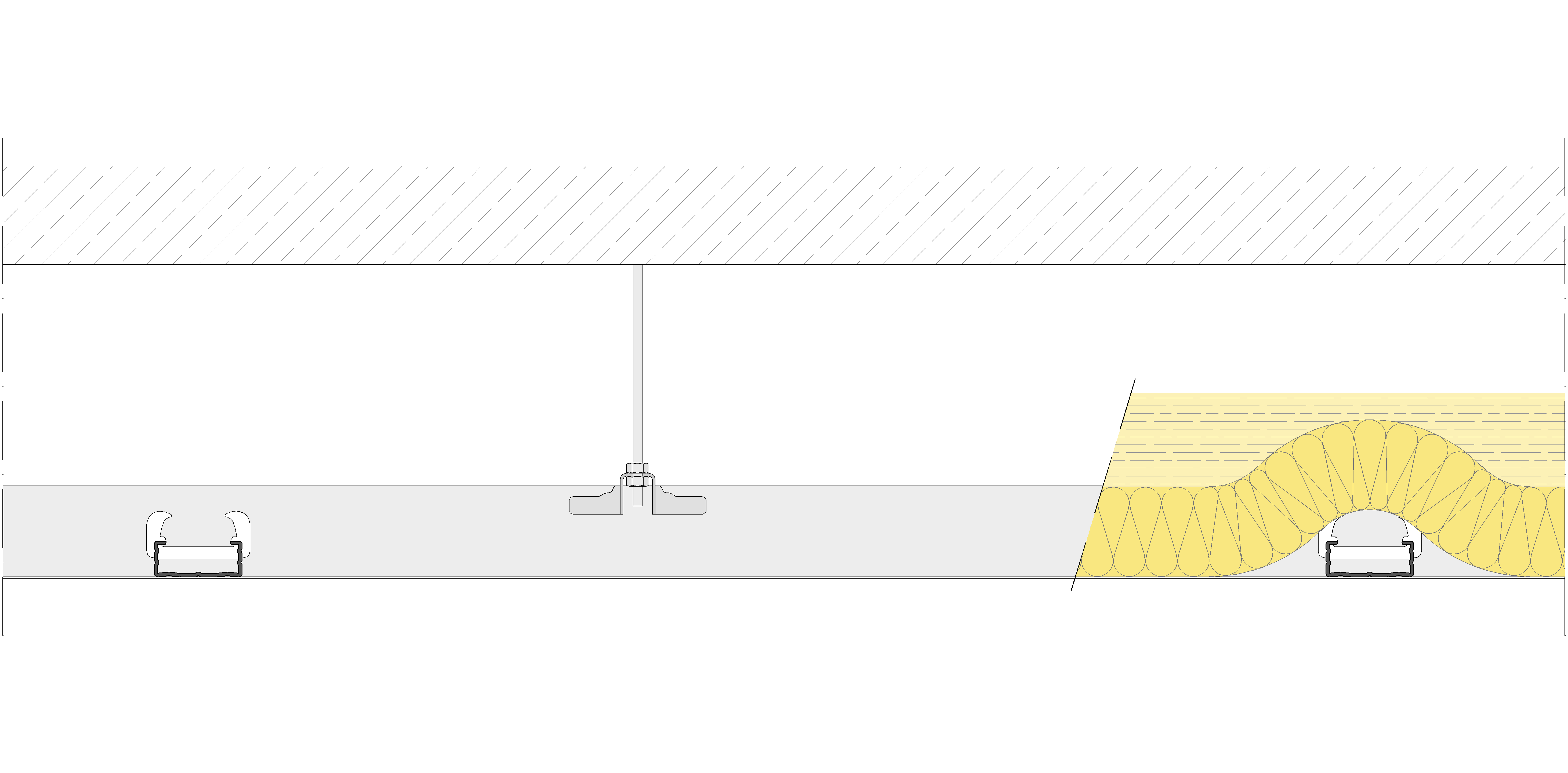 T.C. suspendido Pladur® NEO 48/1000x600 1x15 N A1 MW